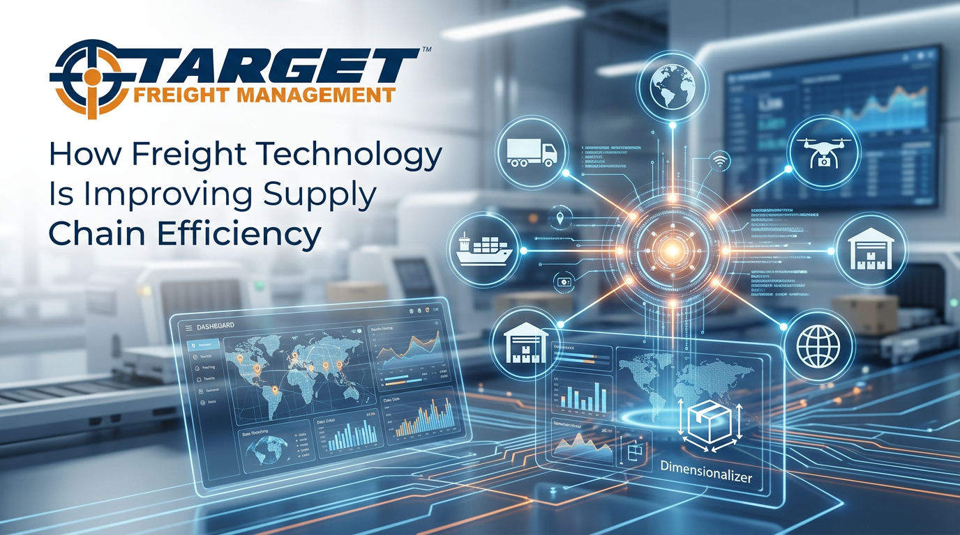 Target Freight Management freight technology tools improving supply chain efficiency and shipment visibility